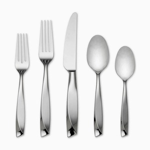 ชุดเครื่องใช้บนโต๊ะอาหารทำจากสแตนเลสสีเงิน/สีทองเป็นมิตรกับสิ่งแวดล้อมชุดช้อนส้อมสำหรับใช้ในงานเลี้ยงงานแต่งงานของตกแต่งบ้านหรูหรา - Product Image 4