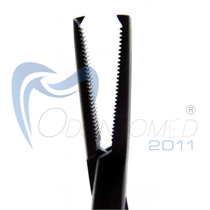 Thép không gỉ Dụng cụ phẫu thuật động mạch kẹp hemostat cong thẳng Kocher forceps - Product Image 6