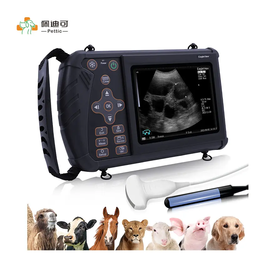 PETTIC portabel domba b-ultrasound Ultrasound Ultrasound untuk berbagai hewan