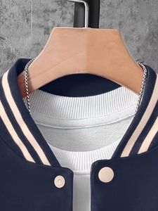 Veste universitaire vintage pour homme, veste de baseball, prix de gros, vente chaude, streetwear avec broderie unique, veste streetstyle - Product Image 3