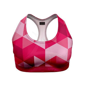 Sujetador Deportivo Sublimado para Mujer, para Gimnasio y Yoga, Ligero, con Impresión de Logotipo Personalizado, Alta Calidad, Transpirable, de Spandex/Nailon, Soporte Ligero - Product Image 5