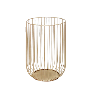 Décoration de la maison pot rond verre et fer décoratif unique T lumière support Design moderne bougeoir pour mariage - Product Image 6