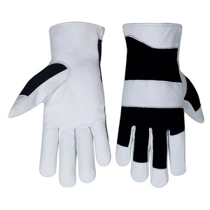 Gants de sécurité de construction robustes Gants de gréement en cuir fendu pour meubles pour la manipulation de matériaux de jardinage-Utilisation industrielle - Product Image 3