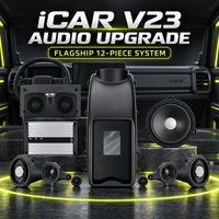 iCAR V23 Audio Upgrade Kit 12 Buah Set Sistem Stereo Mobil Speaker Amplifier untuk Interior Kendaraan
