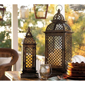 Silverware Metal Lantern Luxury Design Tabletop Candle Holder Lantern <b>Prime</b> Quality Metal Candle Holder for Home Accessories - Product Image 2