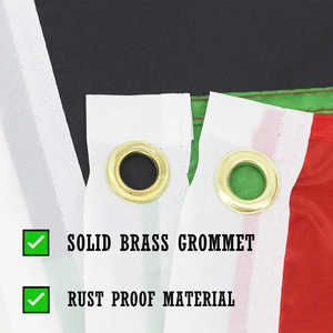 Afro Flag Pan African <b>Map</b> - Afro-American Flags Outdoor 3 X 5 FT Brass Grommets for African Home Decor Outdoor Indoor (Afro - Product Image 3