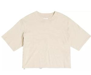 T-shirts à manches courtes 100% coton pour femmes, coupe ample, personnalisé, votre marque, impression de logo, t-shirts pour femmes, vente en gros - Product Image 6