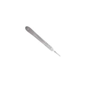 Manche de scalpel réutilisable n°4 4 poignées en acier inoxydable pour procédures médicales, compatibles # 20- # Porte-aiguilles à 25 lames - Product Image 2