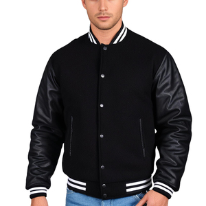 Veste d'université intelligente pour hommes élégant Street Look confortable Bomber décontracté collège vêtements d'extérieur rétro mode veste d'hiver - Product Image 1