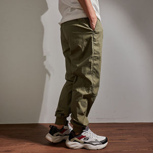 Pantalones deportivos de lona ligeros de alta elasticidad de secado rápido para hombre, pantalones casuales transpirables para exteriores de carga fina de primavera y verano - Product Image 4