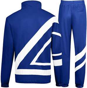 Ensemble de survêtement polaire décontracté pour homme, imprimé, écologique, à manches longues, avec cordon de serrage, séchage rapide, pour la course et le jogging, idéal pour l'hiver et le sport. - Product Image 2