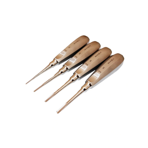 Premium Dental Straight Elevators Set 2mm, 3mm, 4mm, 5mm Instrumentos de extracción de dientes de acero inoxidable para cirugía oral - Product Image 2