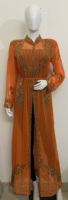 USA Indienne Dames Indiennes Musulmanes Tenue de Fête Formelle Georgette Soie Brodée Fantaisie Wear Mariage Saison Matériel Lourd