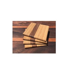 Posavasos de madera hecho a mano de calidad premium, juego de posavasos de madera para bebidas para el hogar, oficina, cocina, mesa de comedor, té, café, bar, decoración - Product Image 1