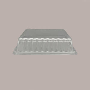 Kadò n ° 1 Alcas 50 pièces couvercle de plateau à pâtisserie 193x135H50mm emballage en plastique 50 pièces couvercle de plateau à pâtisserie Alcas - Product Image 3