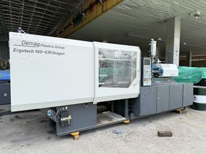เครื่องฉีดพลาสติกแนวนอน Demag Plastics Group Ergotech 160-430 Dragon พร้อมระบบไฮดรอลิก มือสอง ใช้กับมอเตอร์ปั๊ม PLC และสกรู - Product Image 2