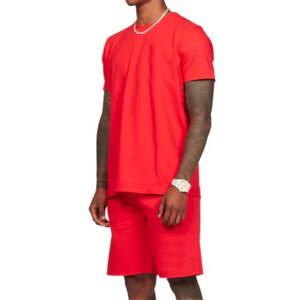 Ensemble 2 pièces pour homme, été 2025, ensemble en coton respirant, t-shirt à manches courtes et short, ensembles de shorts d'été pour homme - Product Image 1