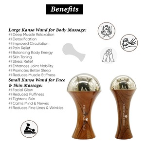 Baguette Kansa de haute qualité petites grandes tailles Original indien usine Palm Grip outil de Massage pour le bien-être total du corps désintoxication de la peau - Product Image 2