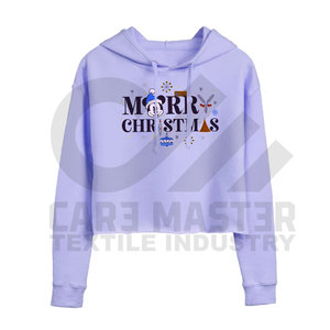 Crop <b>Top</b> Hoodie Women Clothing Blank Cropped Hoodie 2026 Custom <b>Ladies</b> Female Casual Set Hoodie For Woman - Product Image 4