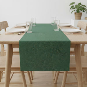 READY TO SHIP Polycotton LUREX blend <b>table</b> <b>runner</b> dyed crafted for dining casual wedding celebrations and restaurant - Product Image 4