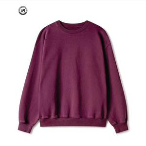 Sweat-shirt en molleton de coton pour homme de qualité supérieure avec broderie et impression numérique, couleurs personnalisées, service de vente en gros OEM - Product Image 1