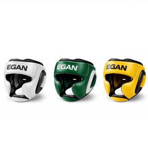 Protector de Cabeza de Boxeo Redondo Ajustable de PU con Diseño Transpirable para Karate, Taekwondo, Seguridad en Competencias, Unisex, Alta Calidad - Product Image 6
