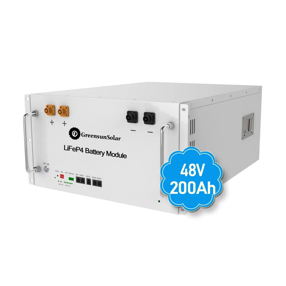 Rak teknologi surya 48/51.2v 200ah baterai lithium LifePO4 dengan BMS menjual dengan baik di Denmark