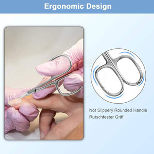 Ciseaux à ongles professionnels en acier inoxydable pour les soins des ongles, les voyages, les salons et l'usage quotidien - Outil de manucure durable - Product Image 5