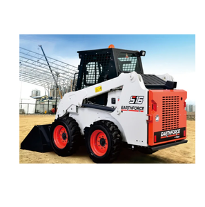 Minicargadora de ruedas Bobcat S16 en venta, barata, de alta capacidad de elevación, cargadora compacta con potente motor diésel, de uso pesado. - Product Image 3