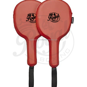 Ensemble de mitaines et coussinets de boxe en PU noir avec pagaie de frappe incurvée pour l'entraînement factice de Taekwondo Thai MMA Kickboxing Fitness - Product Image 3