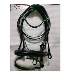 Brida de caballo de PVC Premium ajustable, ligera, duradera, cómoda tachuela Ecuestre para entrenamiento y competición de equitación - Product Image 1
