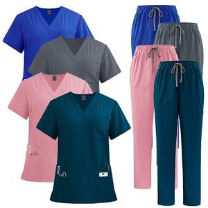 Bulk Scrubs Uniforms Sets for Women Reusable Scrubs Suit Scrubs Uniforms Sell Well Factory Price Scrubs Uniforms - Product Image 6