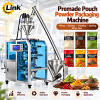 Machine d'emballage automatique de poudre à vis sans fin pour lait en poudre avec système de formage, de remplissage et de thermoscellage de sacs en film roulé