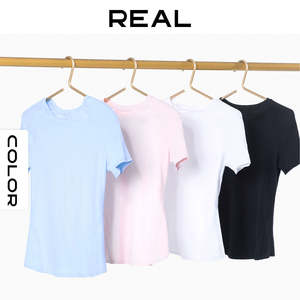 Camisetas Deportivas Transpirables para Hombre, de Algodón 100%, 220 g/m², Corte Ajustado, Tallas Grandes, para Gimnasio, Yoga, Running, Marca TRADE in MFG - Product Image 5