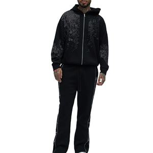 Chándal Informal con Capucha para Hombre, de Buena Calidad, con Pedrería, Totalmente Personalizable, de Alta Gama, en Tendencia, de Primera Calidad - Product Image 1
