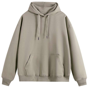 Sudadera con Capucha Personalizada, Estilo Cuadrado, 450 g/m², Extra Grande, Gruesa, Desgastada, 500 g/m², Lavada al Ácido, con Cierre, para Hombre - Product Image 4
