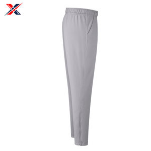 Pantalons décontractés pour hommes, droits, légers, confortables, respirants, en tissu de toile tricoté, taille moyenne, vente en gros, prix bas, usage quotidien - Product Image 4