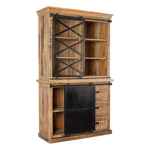 ตู้บุฟเฟต์โบราณ mangohouten Milan 120 cm วัสดุไม้โอ๊ค - Product Image 3