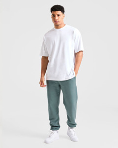 High Quality Dusty Blue Men's Oversized Gym Joggers <b>Drawstring</b> Breathable Casual Sportswear Sweatpants Men's Pants & <b>Trousers</b> - Product Image 3
