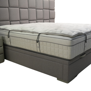 Base de Almacenamiento Tapizada Premium con Cabecero, Conjunto Original Personalizable, Estructura de Madera Moderna, Listo para OEM B2B, Lujo Único - Product Image 5