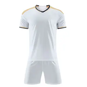 2024 Groothandel Volledig Gesublimeerd Op Maat Gemaakt Nationale Jeugdteam Voetbaluniform/Truien Blanco Jeugdvoetbal Uniformen Sets Voor Mannen