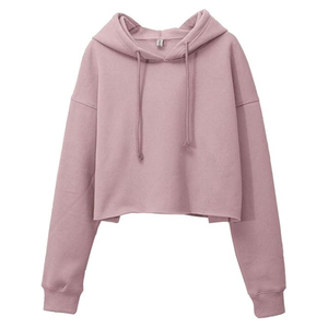 Venta al por mayor transpirable de secado rápido para mujer ropa atlética gimnasio Yoga pulóver sudaderas Deporte Mujer Crop Sudadera con capucha para mujer - Product Image 5