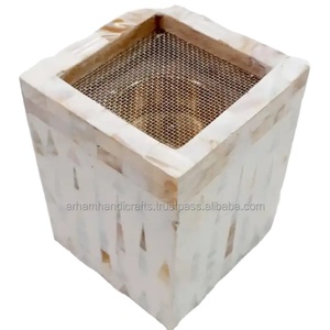 Juego de caja de bandeja de quemador Bakhoor de alta calidad, artesanías de lujo, Material de madera y semillas con incrustaciones de nácar, caja de Mubkhara árabe - Product Image 1