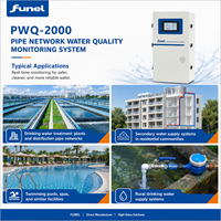 Analizador de Turbidez y pH en Línea con Dióxido de Cloro PWQ-2000 para Tratamiento de Agua Potable y Monitoreo de Redes de Tuberías