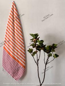 Luxury Style Premium <b>Striped</b> Bath <b>Towel</b> Great Absorption Relaxing Seaside Cotton Stripe Soft Sports Pattern Design for Beach - Product Image 5