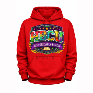 เสื้อฮู้ดดี้ HBCU สุดเท่ห์ ออกแบบเองได้ อบอุ่น สวมใส่สบาย ทนทาน เสื้อฮู้ดดี้ HBCU แบบมืออาชีพ ออกแบบเองได้ - Product Image 1