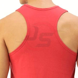 2025 nueva llegada Color personalizado hombres de talla grande con capucha cuello redondo Camiseta sin mangas transpirable Casual secado rápido de punto al por mayor - Product Image 5