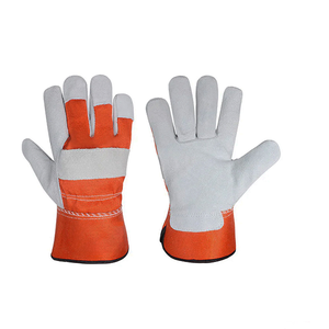 Fabricante de guantes de seguridad de trabajo de cuero para trabajo industrial Guante de aparejo canadiense de calidad de protección de grado A - Product Image 2