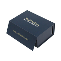 Boîtes d'emballage personnalisées de luxe noires rigides mates avec logo, fermeture magnétique pliable pour bijoux, chocolats, perruques, robes, t-shirts, cadeaux