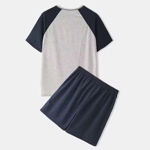 2025 été nouveaux hommes Style spirituel et occidental essentiel à la mode à manches courtes T-shirt pantalon ensemble - Product Image 2